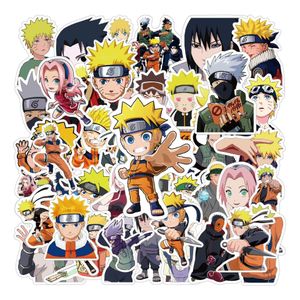 50pcs Naruto cartoon Anime  stickersSet for Laptop, Phone, Guitar, Toy, Motorcycle, Skateboard, Outdoor Travel Water Bottle, Car, Bicycle+1pcs Mobile phone type c interface protective case 