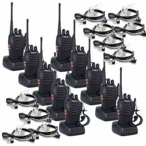 Baofeng Standard Security Alert 10-Pieces Security Phone BF-888s Walkie Talkie With Earpieces