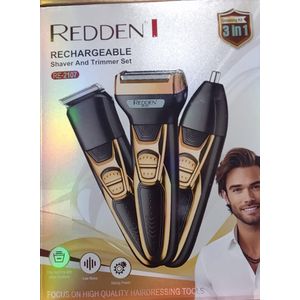 REDDEN RECHARGEABLE SHAVER AND TRIMMER SETS 