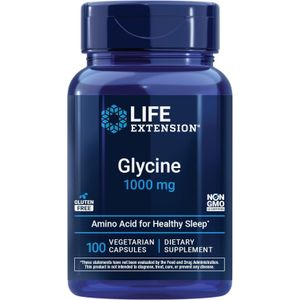 Life Extension Glycine, 1000 mg 100 Capsules