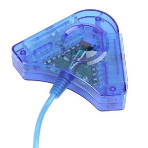 Game USB Dual Player Converter Adapter Cable For PS2 Dual Playstation 2 PC USB Game Controller Vibration Feedback Function