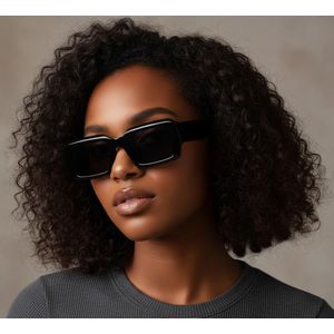 Unisex Classic Black Sunshades Glasses