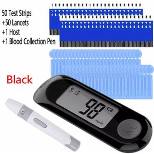 Digital Blood Glucose Monitor Kit – Glucometer with 50 Test Strips, 50 Lancets & Lancing Pen
