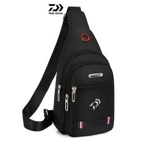 1 Body 2021 New DAIWA Fishing Bag Men's Outdoor Leisure Large Capacity  Fishing Backpack Travel Simple Shoulder Fishing Backpack