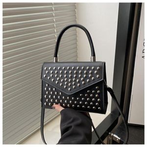 Elegant Women’s Studded Handbag –  Top Handle & Crossbody Shoulder Bag