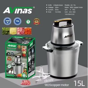 AVinas AV-15L Electric Meat Grinder. Fufu & Multi-Purpose Grinder 
