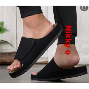 Fashion Fish Pure leather slippers for men 