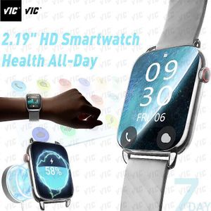 MK ♛4+32GB True 2.19" Smart Watch BT Call Full Touch Sport Heart Rate Health Monitor