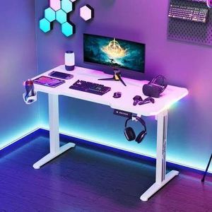 1.2mtr Gaming Office Studio Adjustable height Desk With Rgb light