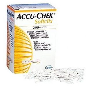 Accu-chek High Precision Pain-Free Diabetes Testing Lancets - 200 Pcs