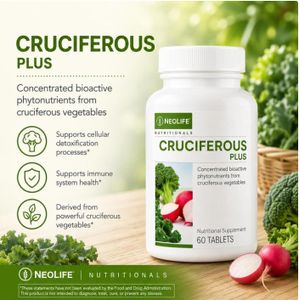 Natural NEOLIFE Neo life Cruciferous Plus - 60 Tablets (Single)