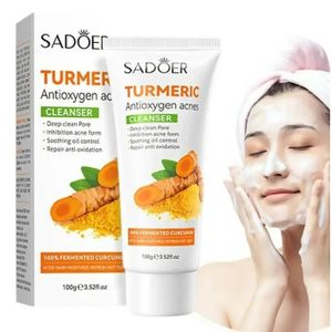 SADOER Turmeric Facial Dark Spots Remove Antioxygen Acnes Cleanser