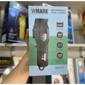 WMARK Black Clipper – Heavy Duty Hair Cutting Machine For Men