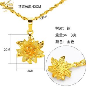 J02 Gold Plated Necklace For Ladies