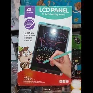 20 Inch Lcd Panel Colorful Writing & Erasable LCD Learning Pad For Kids