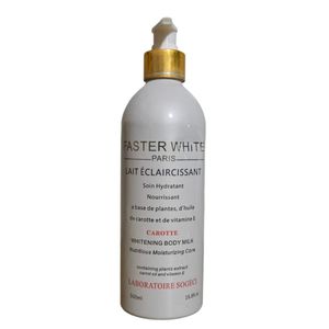 Faster F+ASTER WHITE PARIS CAROTTE WHITENiING BODY MILK