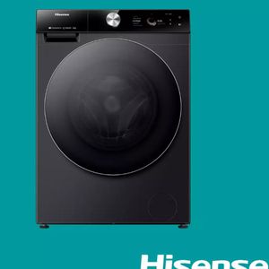 Hisense AI Super Wash Front Load 12KG (WF7S1247BB) Washing Machine