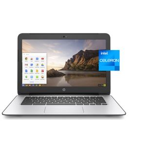 Hp Chromebook 14-INCH Laptop Education Intel Celeron 4GB RAM -32GB Storage 11.6-inch HD Webcam- Chrome OS+ Mouse& USB Light For Keyboard