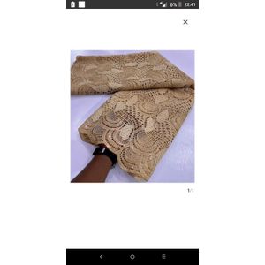 Fashion Clothes High quality tissue cord Lace material 