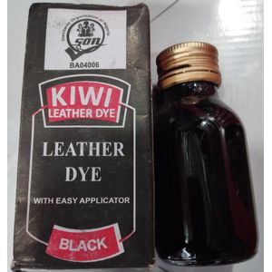 Kiwi Black 100ml Polish + Applicator & Shiner