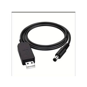 WiFi Router Power Bank Cable - USB 5V to DC 12V Step-Up Converter Power Adapter Cord for WiFi Modems and Routers