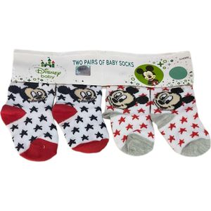 Disney 2 Pairs of Cotton Baby Socks