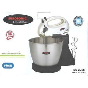 Eurosonic Hand Mixer With Rotating Bowl- 2 Ltrs