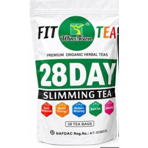 Wins Town 28 days fit slimming tea premium organic herbal tea 