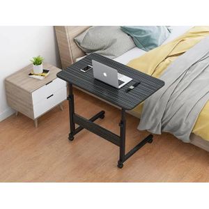 Portable adjustable laptop table