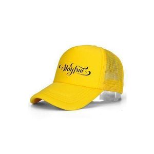 Nice Design Face Cap - Yellow