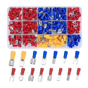 Kashemano 280PCS Combination Electrical Wire Connectors Set Insulated Wire Crimp Terminals Kit Mixed Assorted Lug Kit with Case