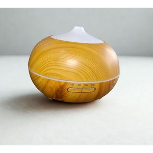 Mist Aromatherapy Humidifier with 7 LED changing lights-LIGHT BROWN