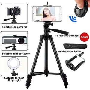 Aluminum Travel Tripod For Camera Phone Mount Flexible Lightweight Tripod Light Stand Photography For Field Youtube Phone