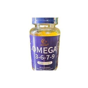 Duozi  Omega 3 6 7 9 Gummies 60 Count Brain And Skin 1pc