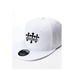 Royal Design Baseball/Face Cap - White 