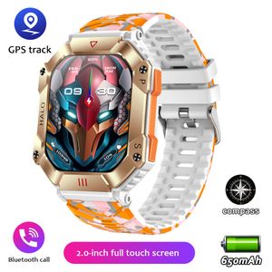 650 MAh Battery GPS Sport Tracker Smart Watch Men Compass 2024 New