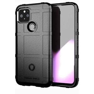 Rugged Shield Back Case For Google Pixel 5 - Black