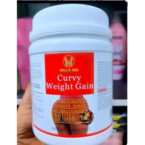 Wells Curvy Ultimate Protein Powder Shake – Naturally Flavoured  Build Curves, Add Healthy Weight & Strength