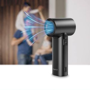 Fan Fever Havit Handheld rechargeable Fan USB turbo Fan Turbine Hand Held Rechargeable Fans with Display 