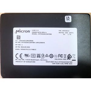 Micron  1100 2.5 256 SSD SATA 6Gb/s MTFDDAK256TBN 256G Solid State Drive