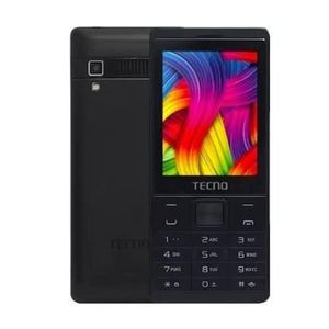 Tecno T528 Powerful Battery, Dual Sim, FM Radio, Camera With Flash,2500mah,Black