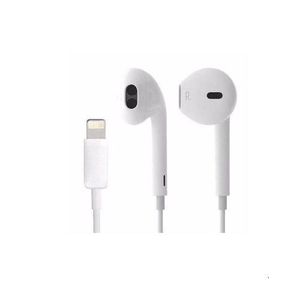 Wired EarPods Headphones 7/8, X, XS, XR, 11, 12, 13, 14 – Original Earpiece with Mic & Lightning Connector