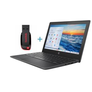 Hp Chrome Laptop 11 G8 Education Intel celeron 4GB RAM -32GB Storage 11.6-inch WLED HD Webcam Chrome OS+ Free 32GB FLASH DRIVE