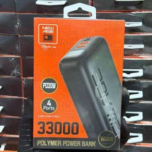 New Age Turbo Ultra 11 33000mAh 20W PD Fast Charging Type-C Input & Output Digital Display Power-Bank