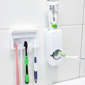 Toothbrush Holder And Automatic Toothpaste