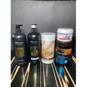 Ors 5 in 1 wig revamping combo - Tresseme Shampoo, Tresseme Conditioner, Colisi Keratin Treatment Milk, Silicon Mix, Keratin Creamy Mask
