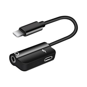 2 In 1 Lightning To 3.5mm AUX Audio And Charge Adapter