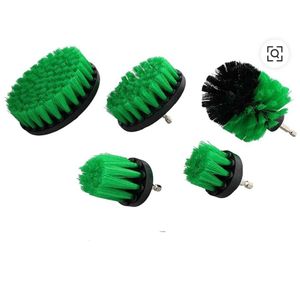 Green drill brush 