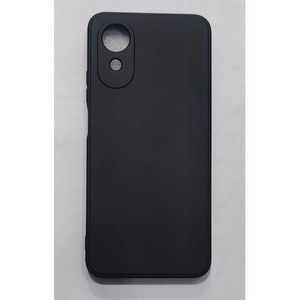 Silicon Protective Back Case For Oppo A17K - Black
