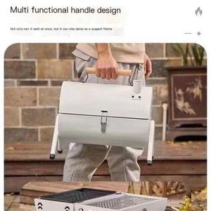 WindProof Outdoor Barbecue Charcoal Grill